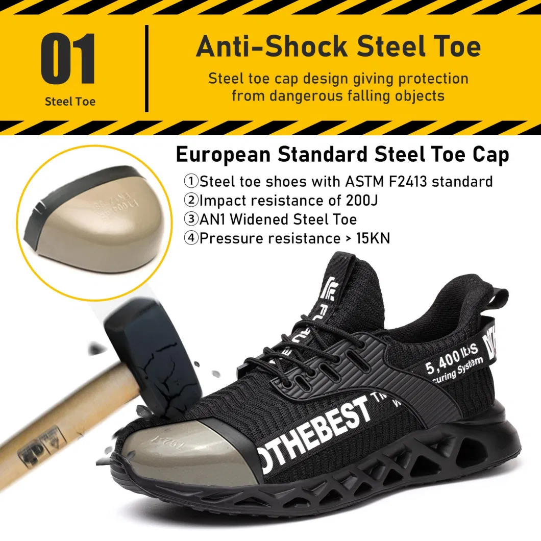 CE Work Safety Shoes with Steel Toe Cap