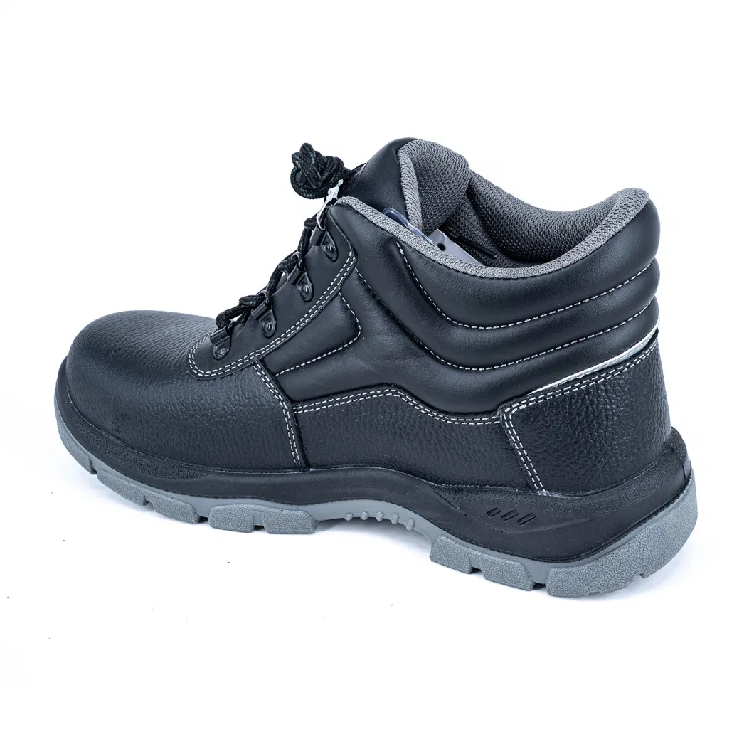 CE Sport Steel Toe PU Outsole Leather Safety Work Shoes Safety Footwear Sneakers