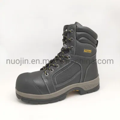 Heavy Duty Genuine Leather Safety Boots Steel Toe Safety Shoes for Man Abrasion Resistant Working Shoes