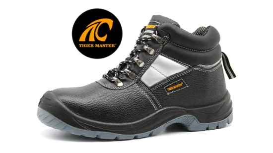 Tiger Master CE S3 Src Oil Water Resistant Anti Slip PU Sole Safety Boot Steel Toe Puncture Proof Antistatic Men Industrial Safety Shoes